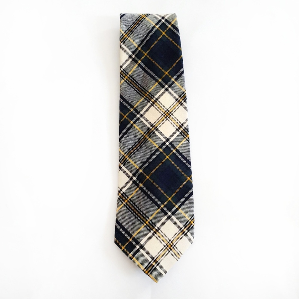 Robert Stewart Vintage Mens Cotton Blend Plaid Tie - Picture 3 of 7